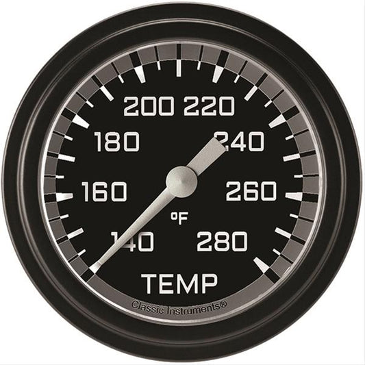 Classic Instruments AX326GBLF-08 Autocross Grey - Water Temp Gauge Full Sweep 2-5/8"