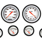 Classic Instruments VS251WBLF Velocity White Six Gauge Set 251
