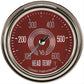 Classic Instruments V8RS397SLC V8 Red Steelie 2 5/8" Cylinder Head Temp. Gauge