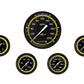 Classic Instruments AX354YBLF AutoCross Yellow Five Gauge Set 354
