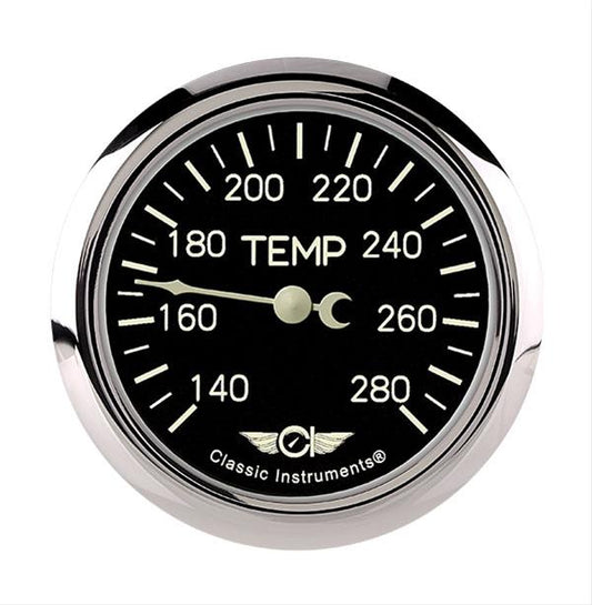 Classic Instruments CL326SRC-06 Classic - Water Temp Gauge Full Sweep 2-5/8"