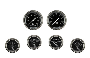 Classic Instruments HR201SLF Hot Rod Six Gauge Set 201