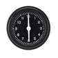 Classic Instruments AX90GBLF Autocross Grey - Clock Gauge 2-1/8"