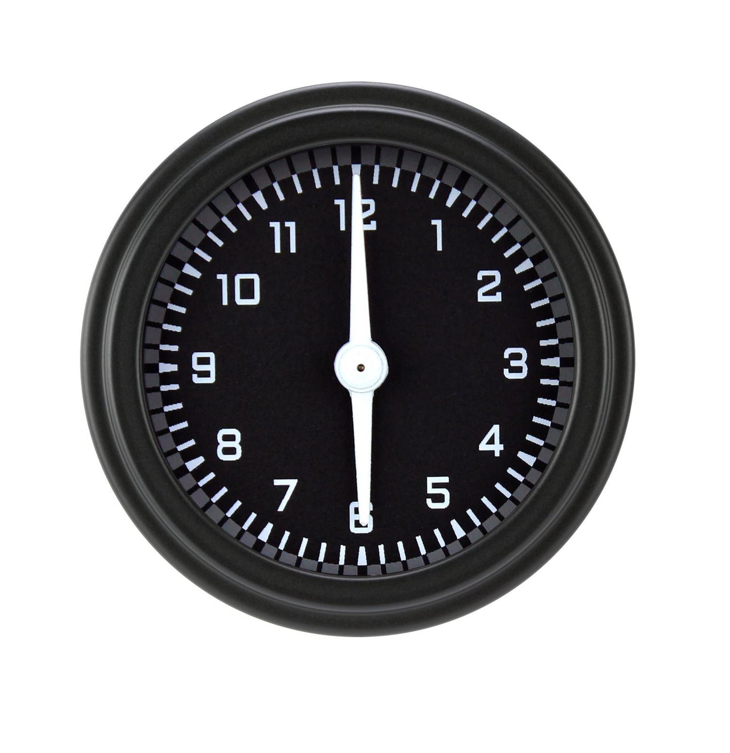 Classic Instruments AX90GBLF Autocross Grey - Clock Gauge 2-1/8"