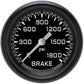 Classic Instruments AX367GBPF Autocross Gray 2 5/8" Brake Pressure Gauge