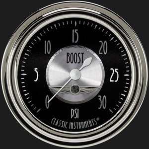 Classic Instruments AT342SLC All American Tradition 2 5/8" Boost Gauge, 30 psi