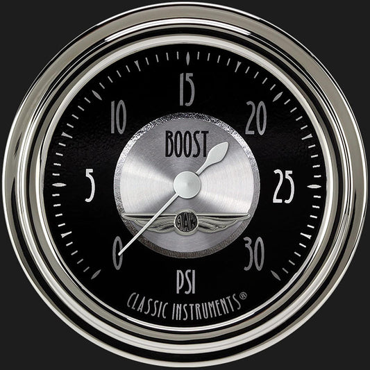 Classic Instruments AT342SLC All American Tradition 2 5/8" Boost Gauge, 30 psi