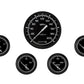 Classic Instruments AX254GBLF AutoCross Gray Five Gauge Set 254