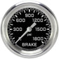 Classic Instruments AX367GAPF Autocross Gray 2 5/8" Brake Pressure Gauge