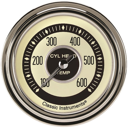 Classic Instruments NT397SLC Nostalgia VT 2 5/8" Cylinder Head Temp. Gauge