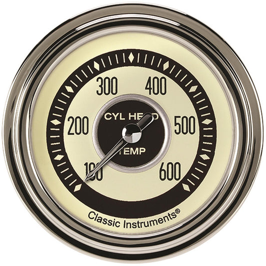 Classic Instruments NT397SLC Nostalgia VT 2 5/8" Cylinder Head Temp. Gauge