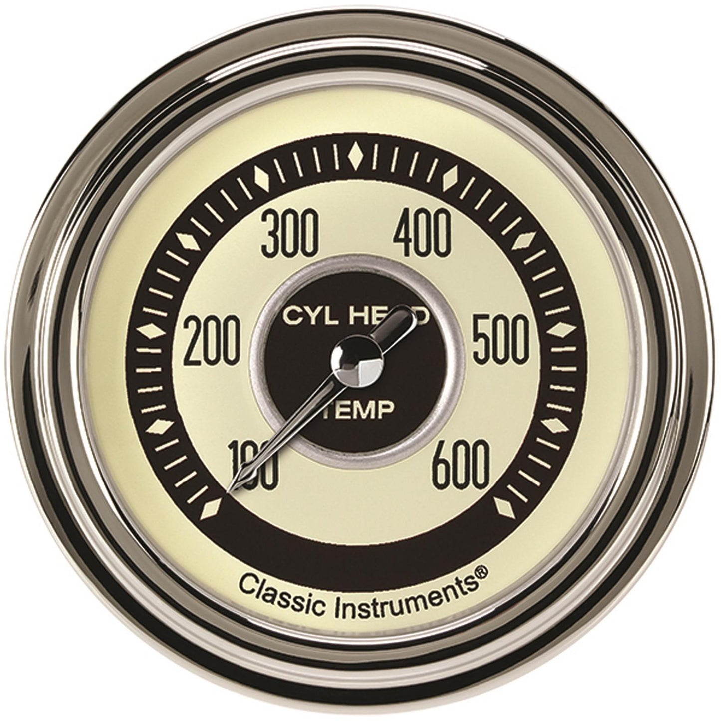 Classic Instruments NT397SLC Nostalgia VT 2 5/8" Cylinder Head Temp. Gauge