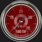 Classic Instruments V8RS327SLC V8 Red Steelie 2 5/8" Transmission Temperature Gauge