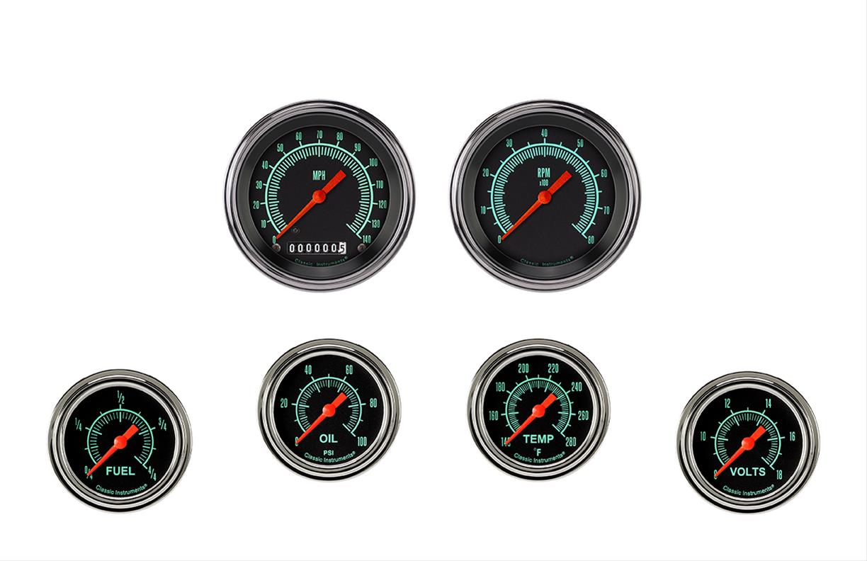 Classic Instruments GS301SLF G/Stock Six Gauge Set 301