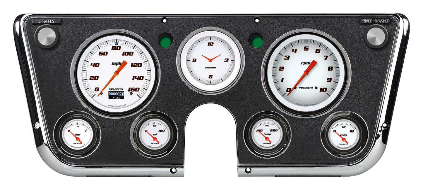 Classic Instruments CT67DVSW Velocity White 1967-72 Chevy Truck