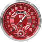 Classic Instruments V8RS50SLC V8 Red Steelie 4 - 5/8" Speedtachular