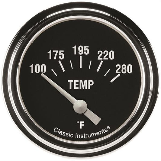 Classic Instruments HR226SLF-12 Hot Rod 2 5/8" Water Temp. Short Sweep, Includ