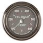 Classic Instruments SG197SLF Silver Gray 2 1/8" Cylinder Head Temp. Gauge