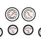 Classic Instruments VS201WBLF Velocity White Six Gauge Set 201