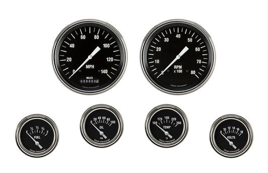 Classic Instruments HR251SLF Hot Rod Six Gauge Set 251
