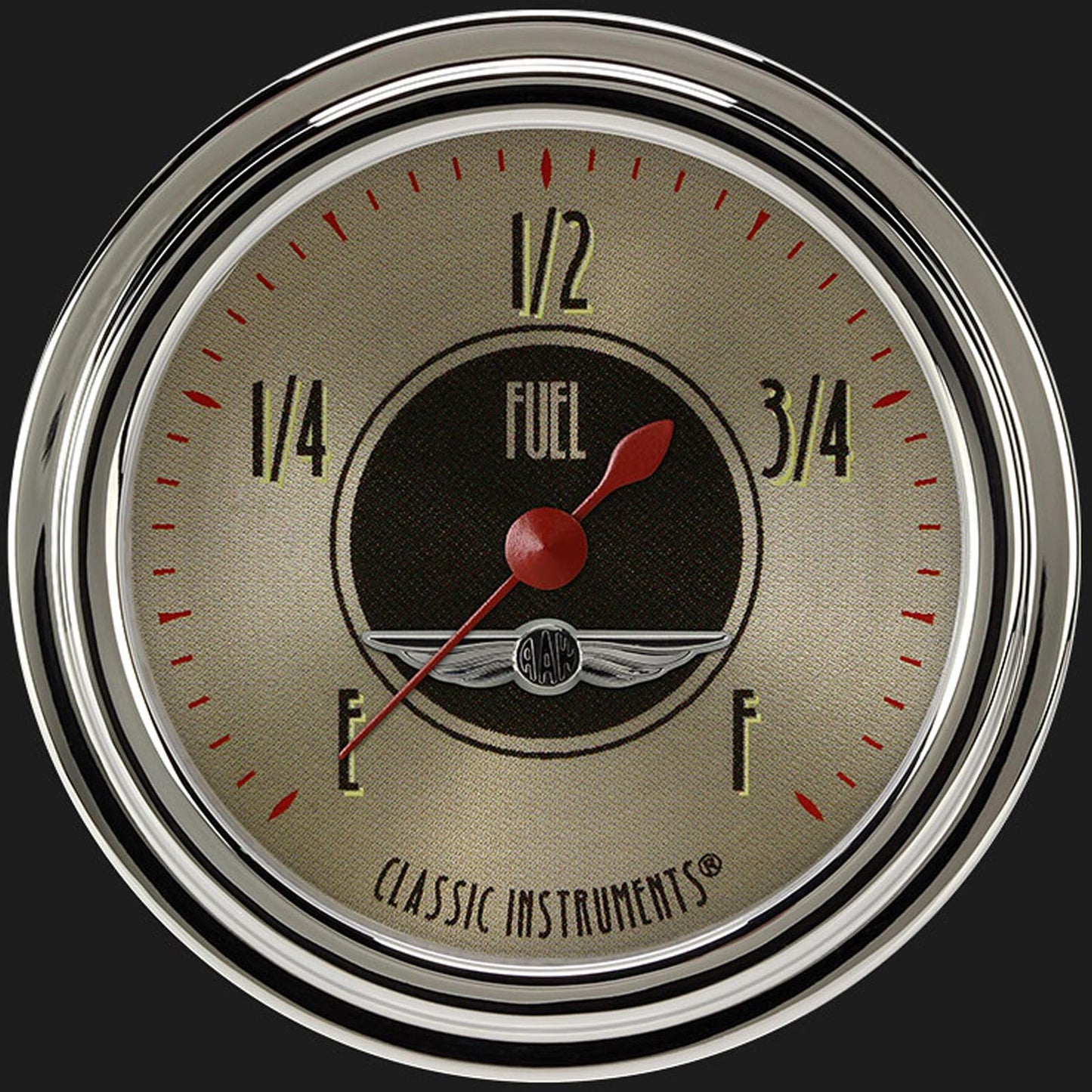 Classic Instruments AN309SLC All American Nickel 2 5/8" Fuel Gauge