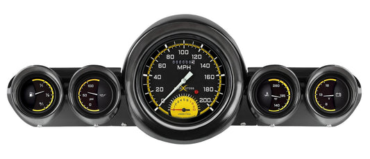 Classic Instruments CH59AXY65 AutoCross Yellow 1959-60 Full-size Chevy