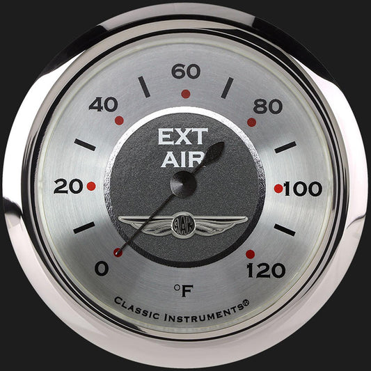 Classic Instruments AW399SRC All American 2 5/8" Outside Air Temp Gauge