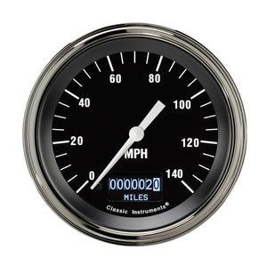 Classic Instruments HR55DSLF Hot Rod 3 3/8" Speedometer with Information Screen