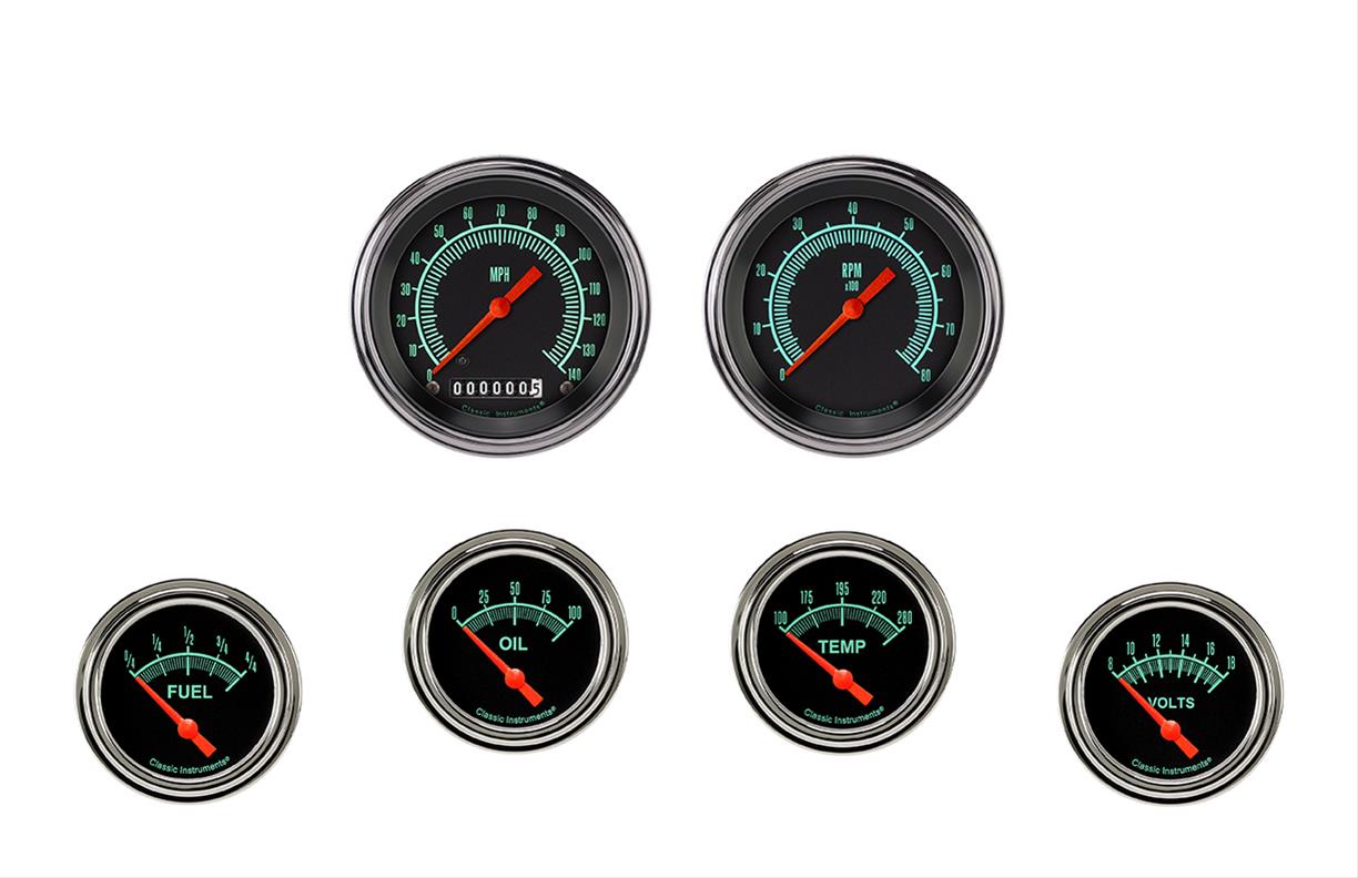 Classic Instruments GS201SLF G/Stock Six Gauge Set 201