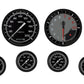 Classic Instruments AX351GBLF AutoCross Gray Six Gauge Set 351