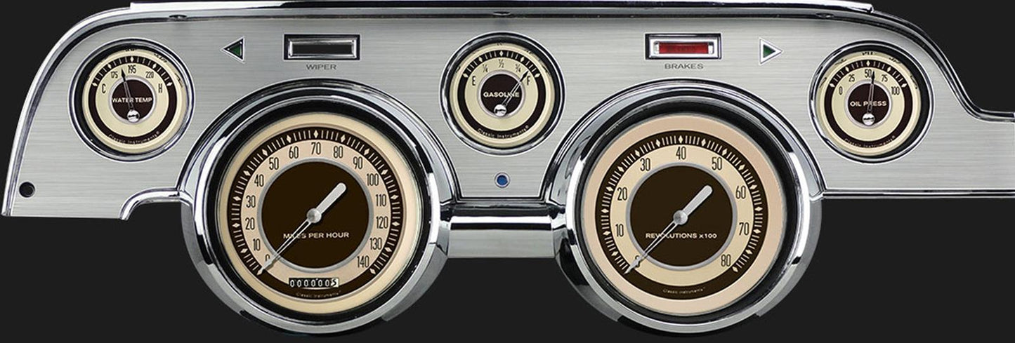 Classic Instruments MU67NTBA Nostalgia VT 1967-68 Mustang
