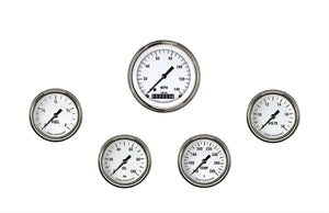 Classic Instruments WH300SLF White Hot Five Gauge Set 300