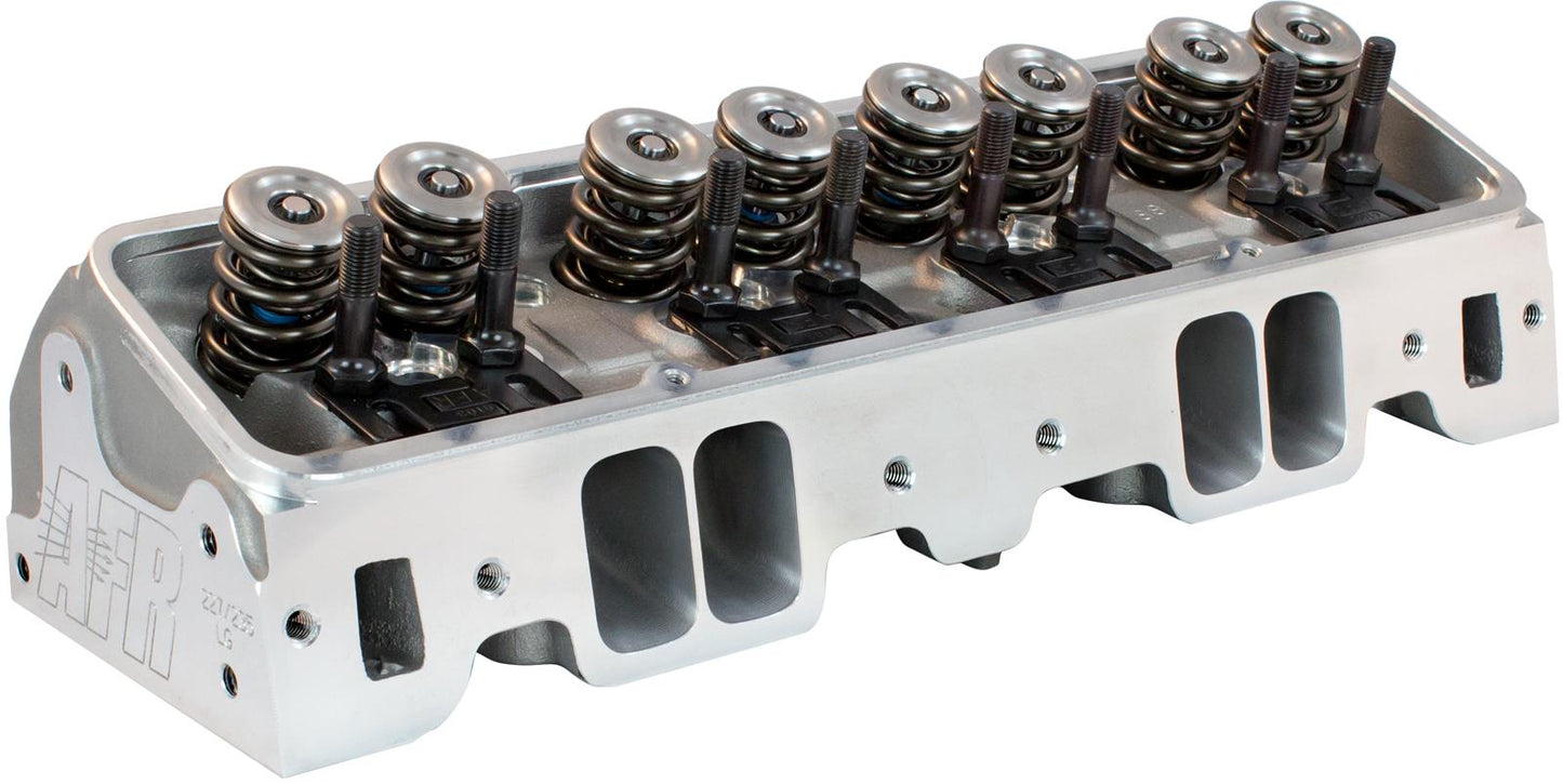 Air Flow Research AFR1134NP Chev SB Comp Pkg Cyl Heads Bare 235/70 Spread Port Ang Plug