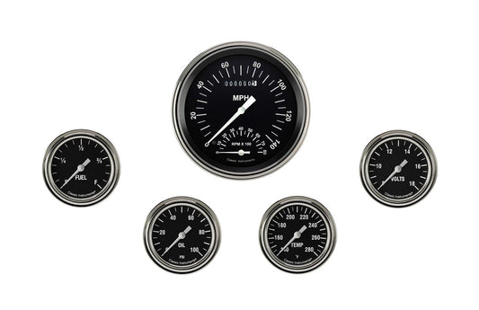 Classic Instruments HR365SLF Hot Rod Five Gauge Set 365