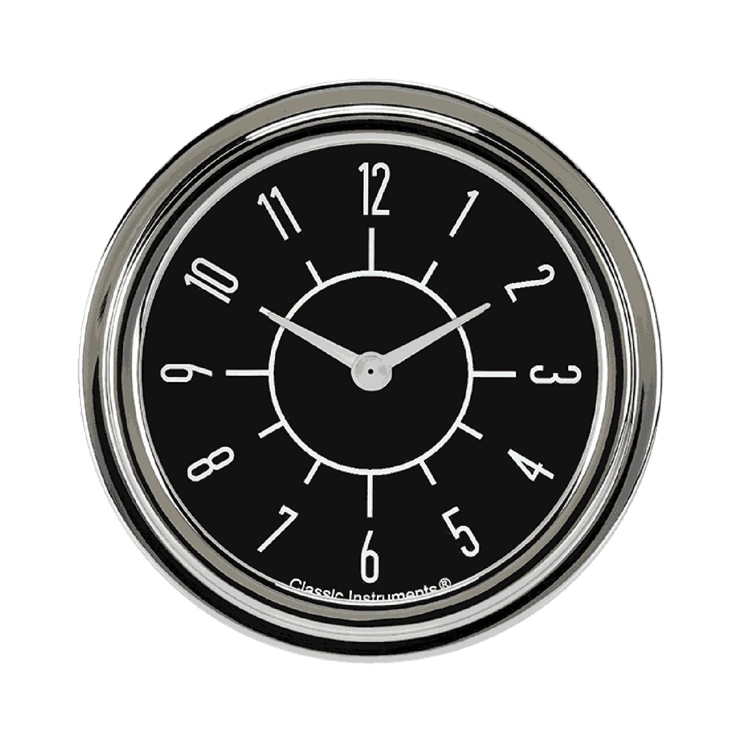 Classic Instruments SX92BSLF 6-Pack Matching Black 2 5/8" Clock