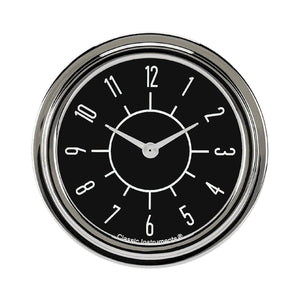 Classic Instruments SX92BSLF 6-Pack Matching Black 2 5/8" Clock