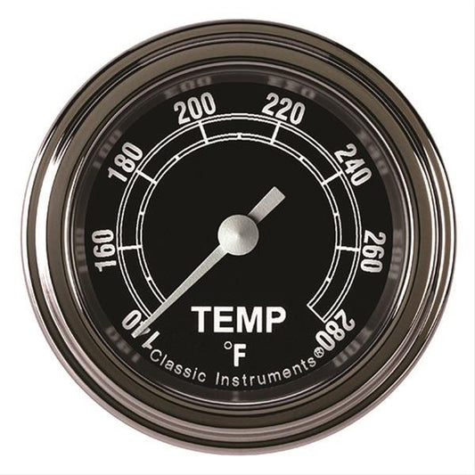 Classic Instruments TR126SLF-08 Traditional - Water Temp Gauge Full Sweep 2-1/8"