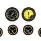 Classic Instruments AX201YBLF AutoCross Yellow Six Gauge Set 201