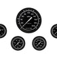 Classic Instruments AX354GBLF AutoCross Gray Five Gauge Set 354