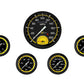 Classic Instruments AX365YBLF AutoCross Yellow Five Gauge Set 365