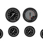 Classic Instruments AX301GBLF AutoCross Gray Six Gauge Set 301