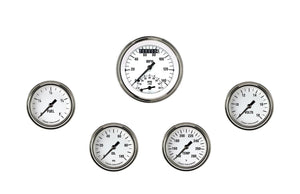 Classic Instruments WH335SLF White Hot Five Gauge Set 335