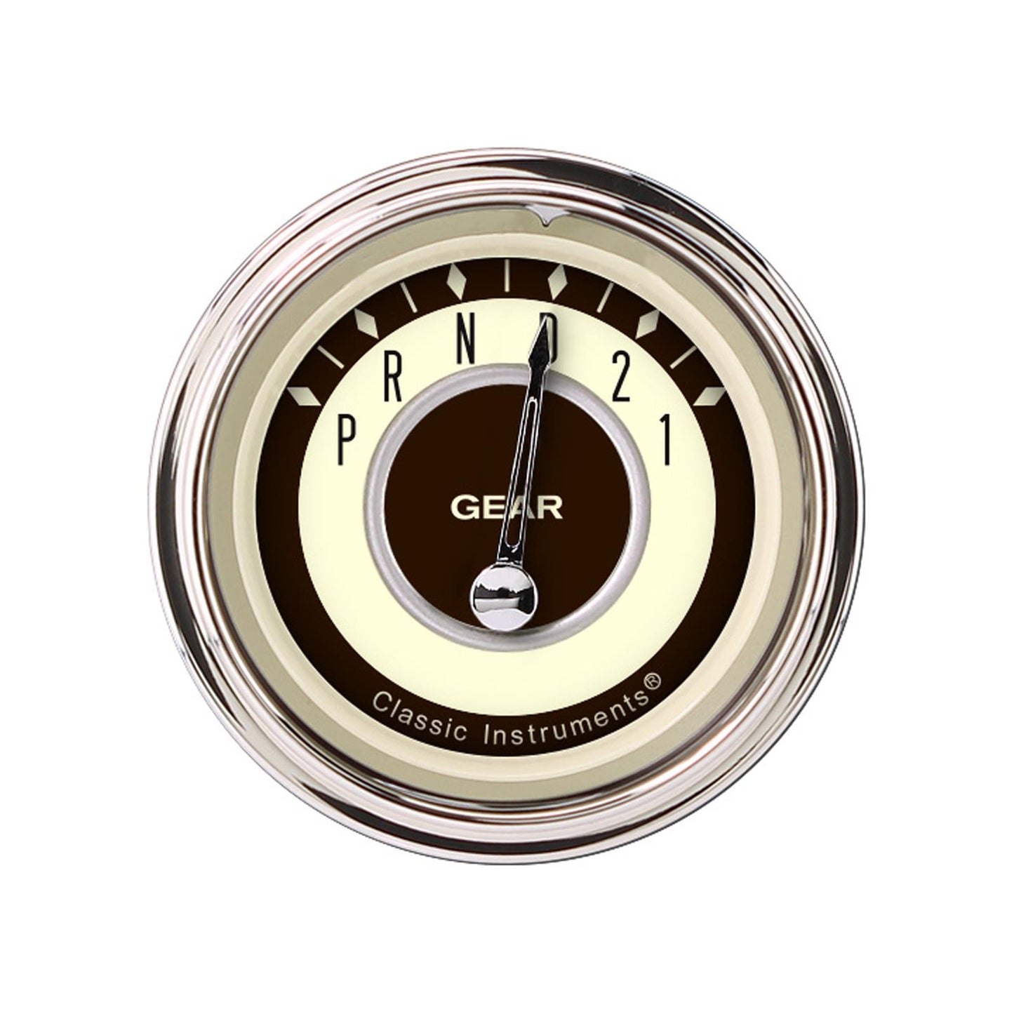 Classic Instruments NT07SHC Nostalgia - Gear Indicator Gauge no Overdrive 2-1/8"