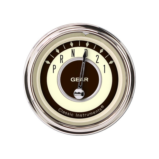 Classic Instruments NT07SHC Nostalgia - Gear Indicator Gauge no Overdrive 2-1/8"