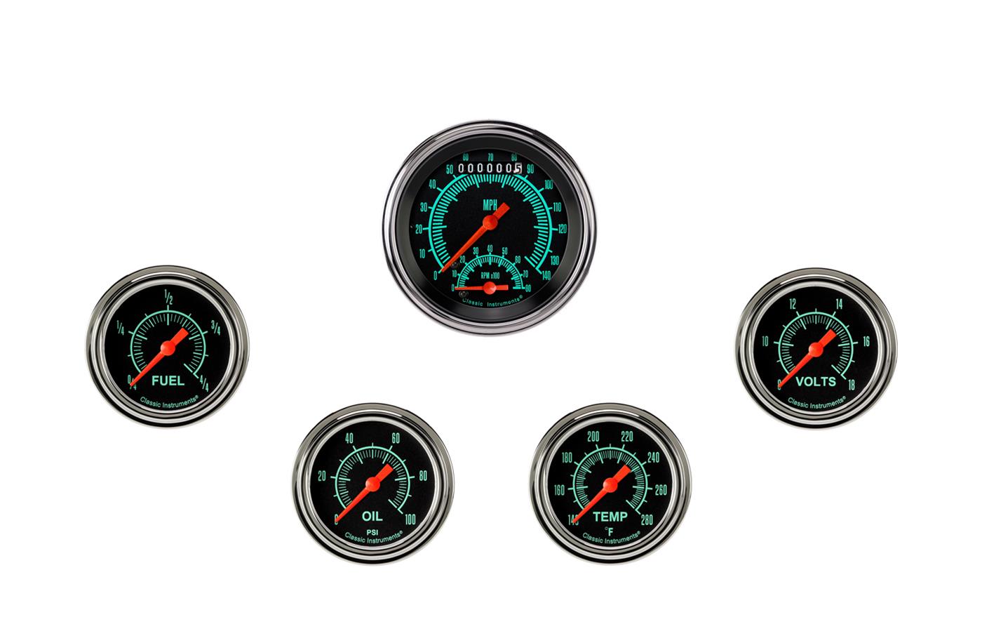 Classic Instruments GS335SLF G/Stock Five Gauge Set 335