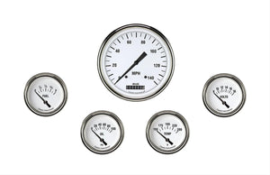 Classic Instruments WH254SLF White Hot Five Gauge Set 254
