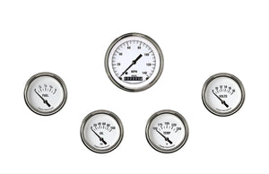 Classic Instruments WH200SLF White Hot Five Gauge Set 200