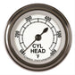 Classic Instruments CW197SLF Classic White 2 1/8" Cylinder Head Temp. Gauge