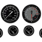 Classic Instruments AX251GBLF AutoCross Gray Six Gauge Set 251