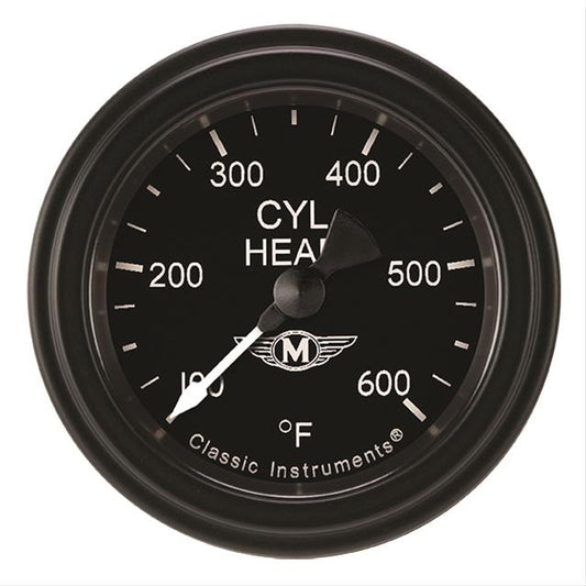 Classic Instruments MA197BLF Moal Bomber 2 1/8" Cylinder Head Temp. Gauge